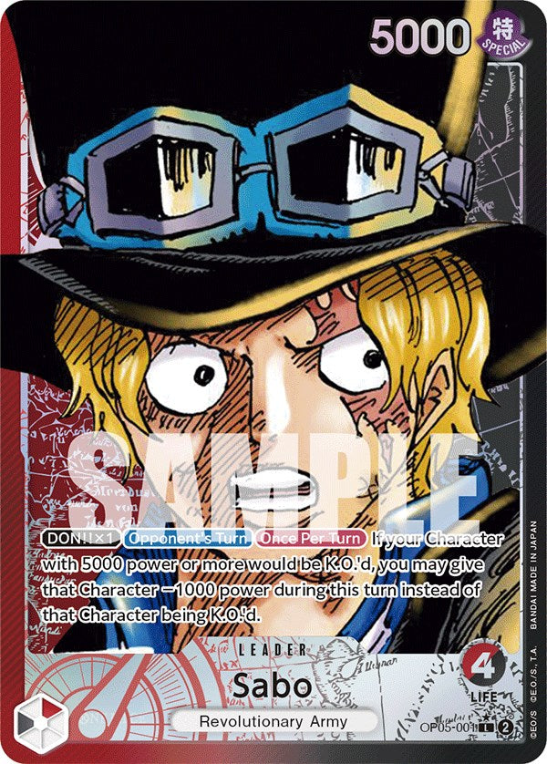 Sabo (001) (Alternate Art) [OP05 - OP05-001]