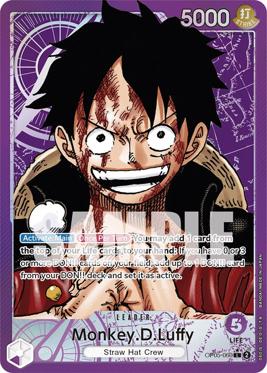 Monkey.D.Luffy (060) (Alternate Art) [OP05 - OP05-060]