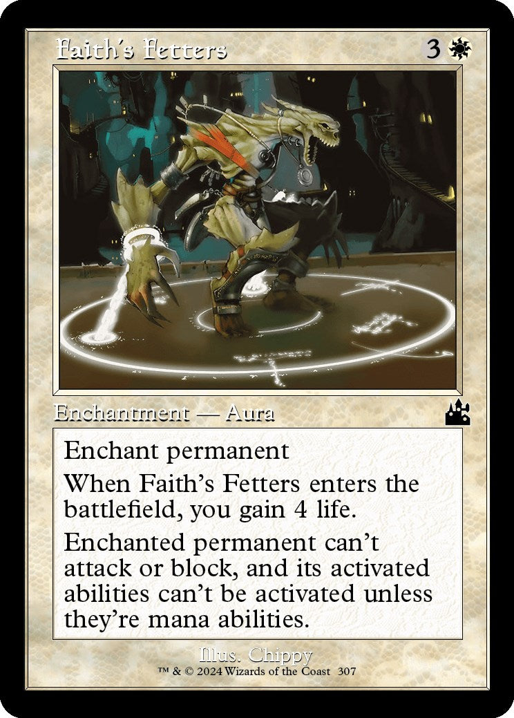 Faith's Fetters (Retro Frame) [RVR - 307]