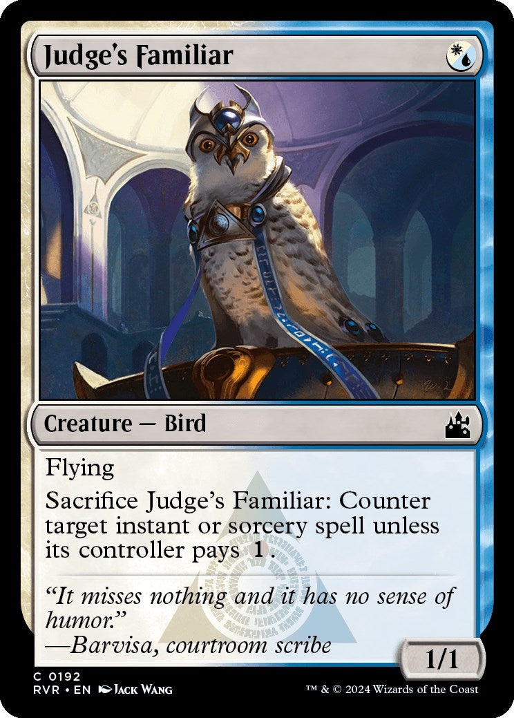 Judge's Familiar [RVR - 192]