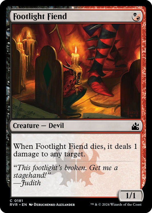 Footlight Fiend [RVR - 181]