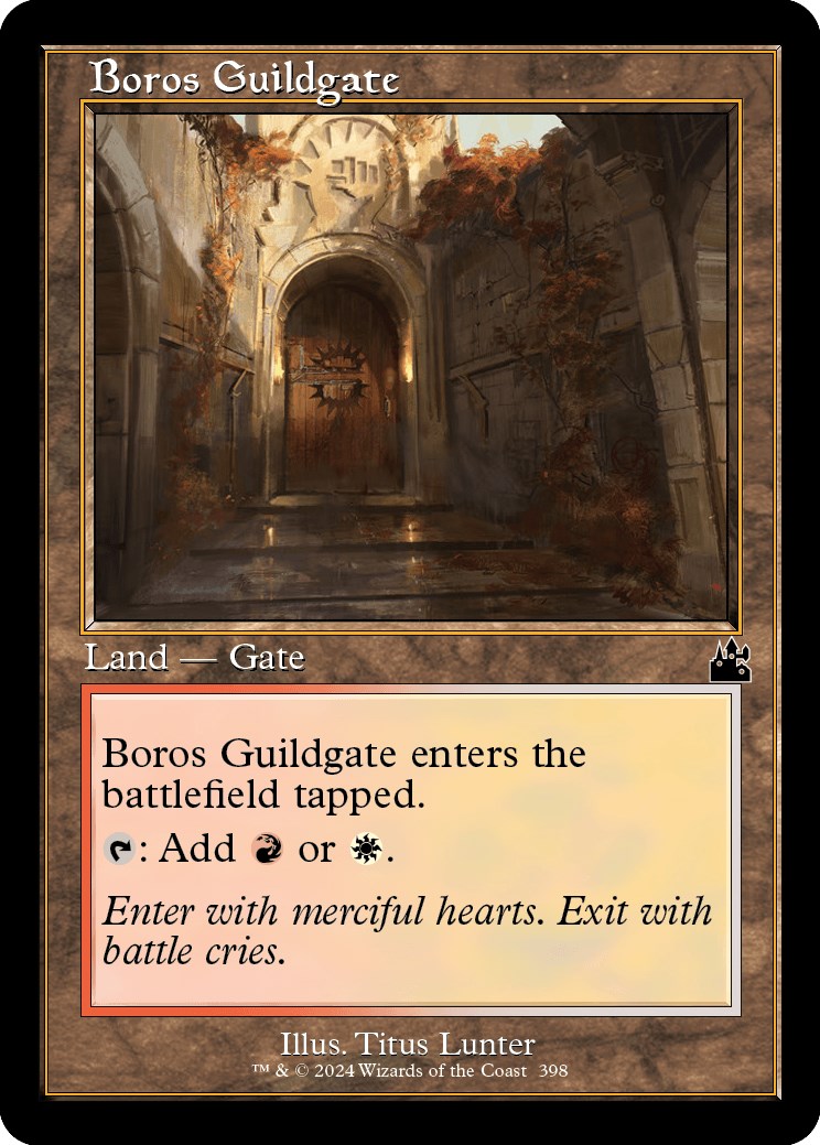 Boros Guildgate (Retro Frame) [RVR - 398]