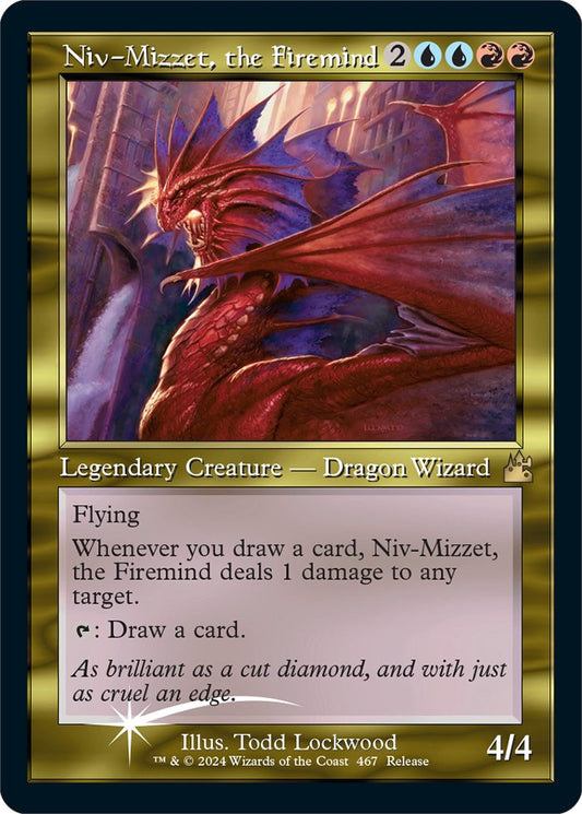 Niv-Mizzet, the Firemind (Retro Frame)