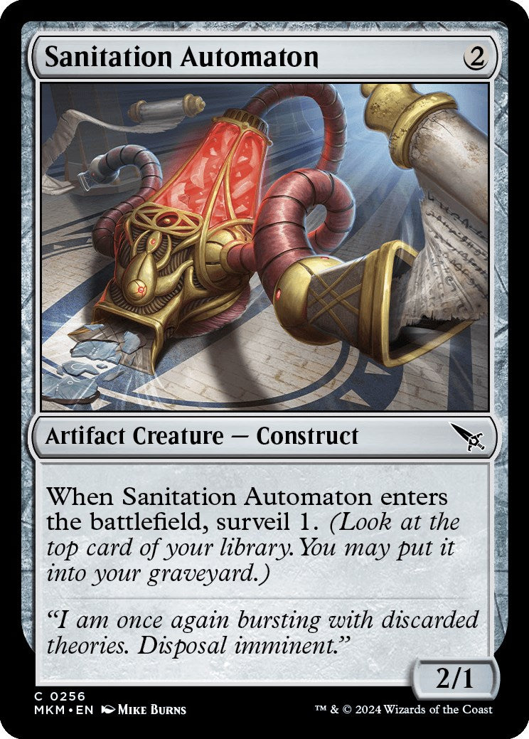 Sanitation Automaton [MKM - 256]