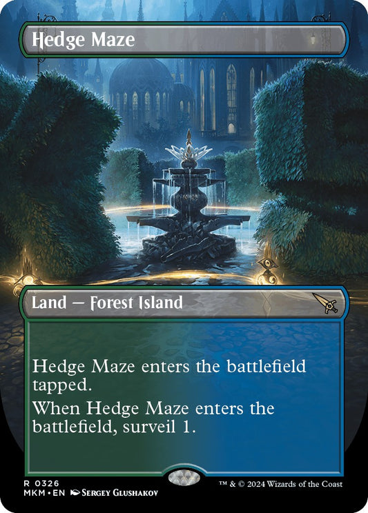 Hedge Maze (Borderless) [MKM - 326]