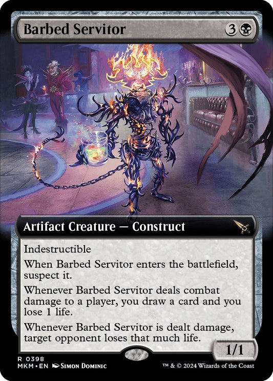 Barbed Servitor (Extended Art) [MKM - 398]