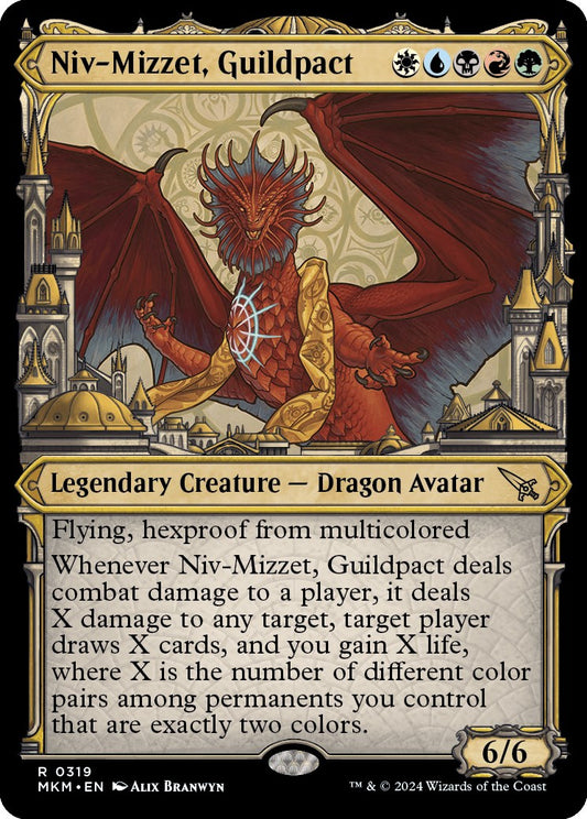 Niv-Mizzet, Guildpact (Showcase) (319) [MKM - 319]