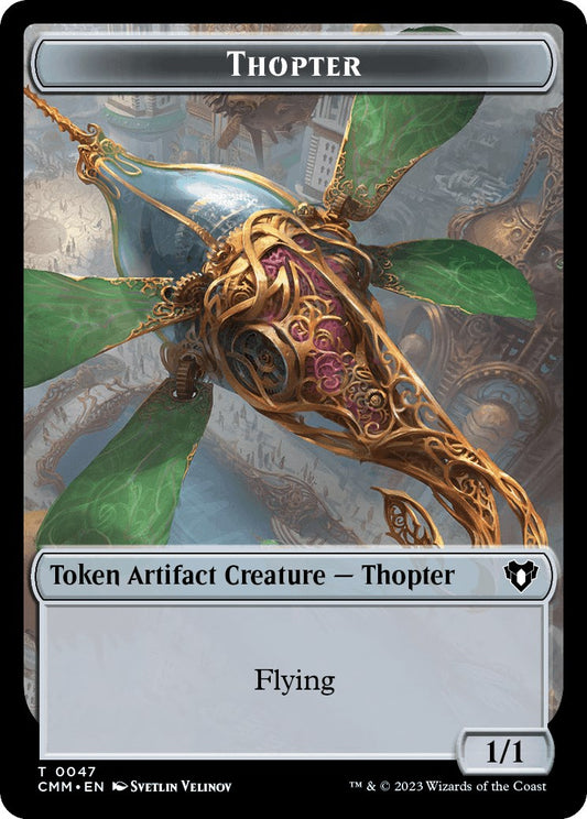 Thopter // Dragon (0020) Double-Sided Token