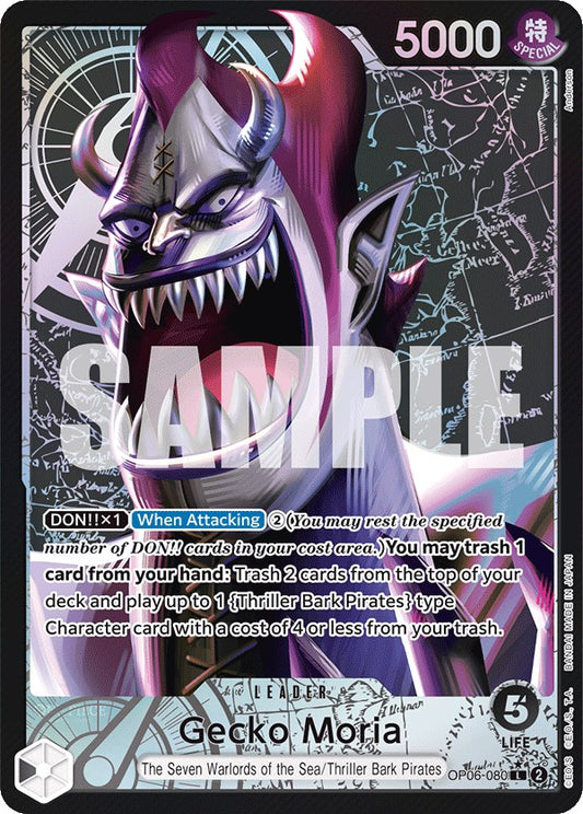 Gecko Moria (080) (Alternate Art) [OP06 - OP06-080]