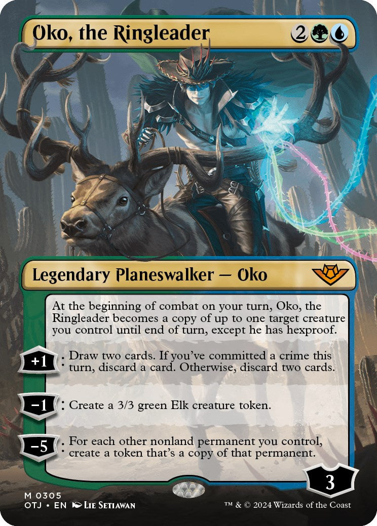 Oko, the Ringleader (Borderless) [OTJ - 305]