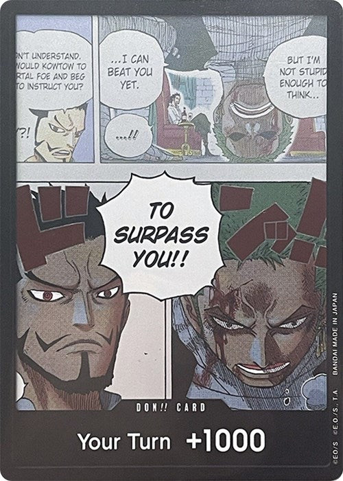 DON!! Card (Mihawk & Zoro) (Double Pack Set Vol. 3) [OP06 - N/A]