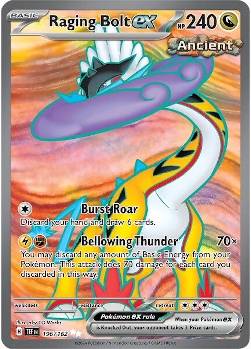 Raging Bolt ex - 196/162 [TEF - 196/162]