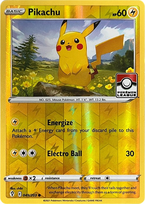Pikachu - 049/203 (Pokemon League)