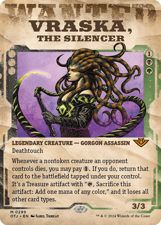 Vraska, the Silencer (Showcase) [OTJ - 299]