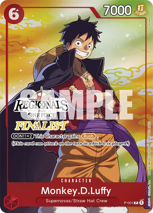 Monkey.D.Luffy (001) (Offline Regional 2024 Vol. 2) [Finalist] [OP-PR - P-001]