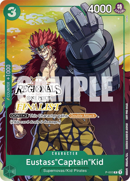 Eustass"Captain"Kid (Offline Regional 2024 Vol. 2) [Finalist] [OP-PR - P-003]