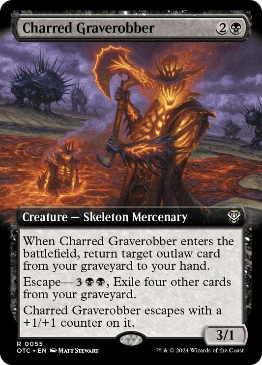 Charred Graverobber (Extended Art) [OTC - 55]