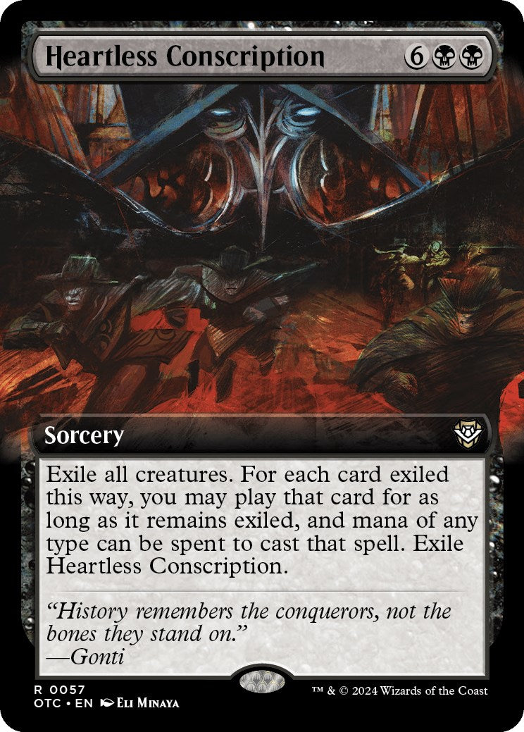 Heartless Conscription (Extended Art) [OTC - 57]