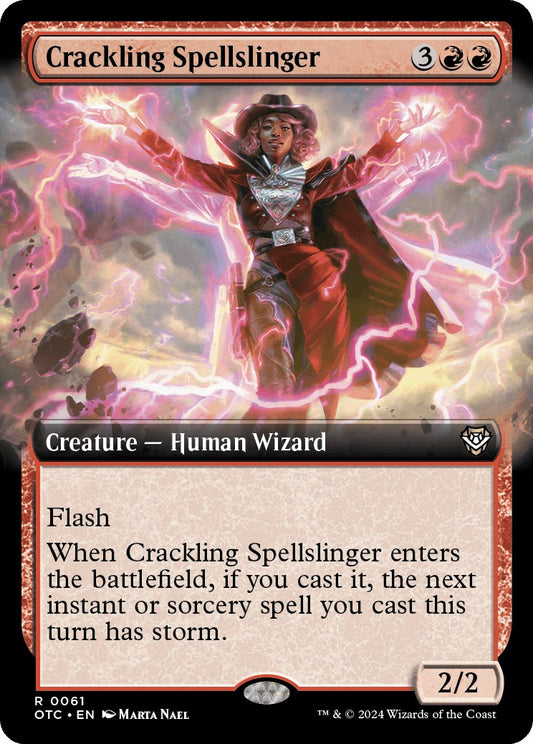 Crackling Spellslinger (Extended Art) [OTC - 61]