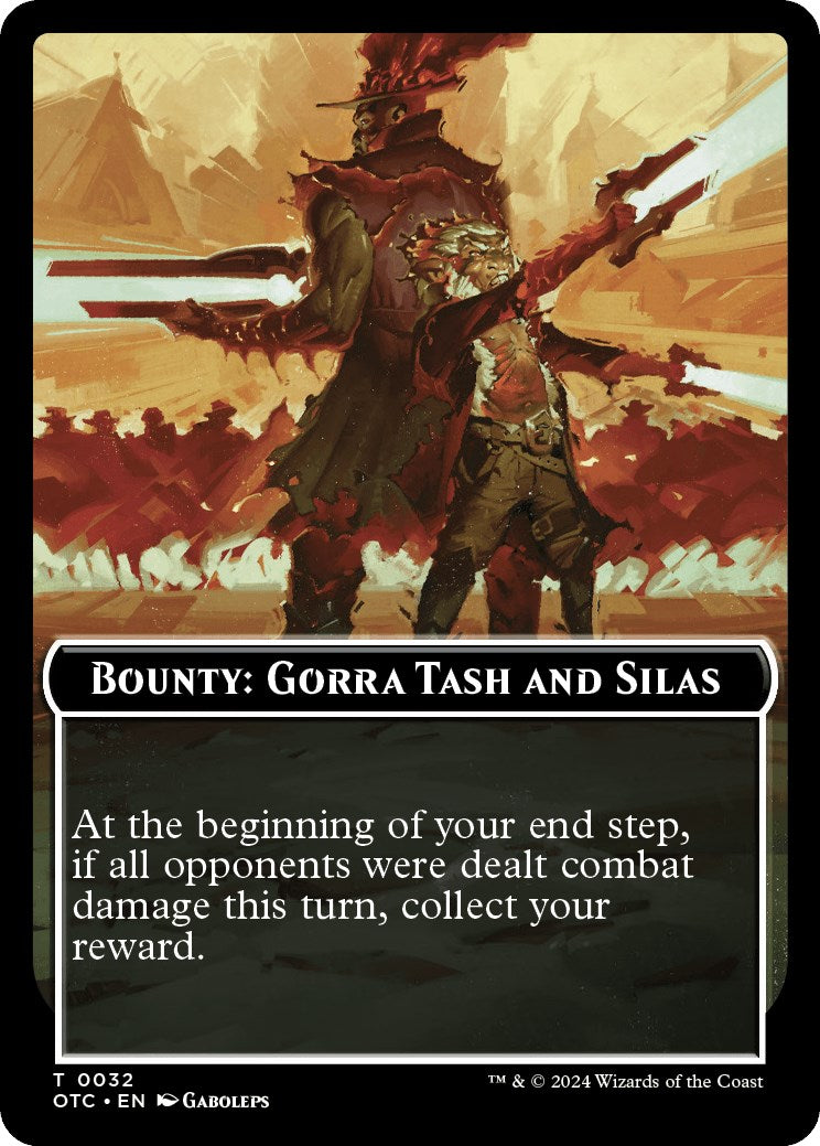 Bounty: Gorra Tash and Silas // Bounty Rules Double-Sided Token