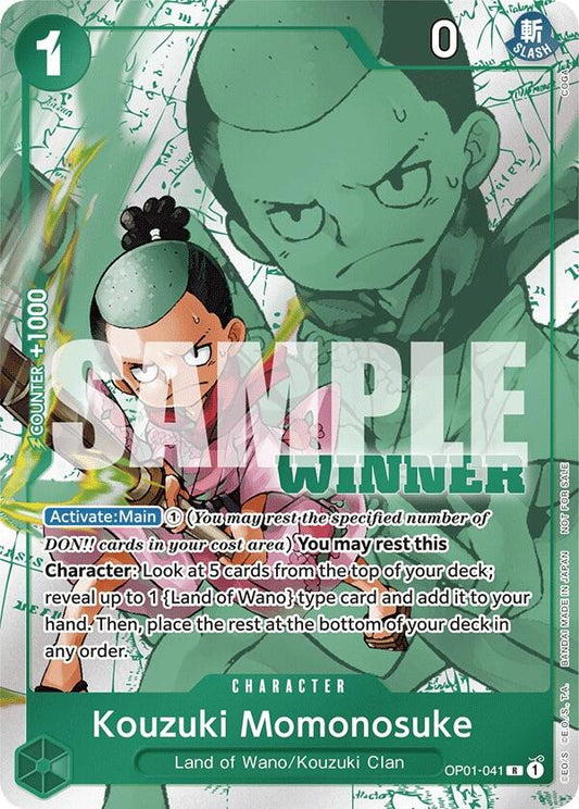 Kouzuki Momonosuke (Winner Pack Vol. 7) [OP-PR - OP01-041]