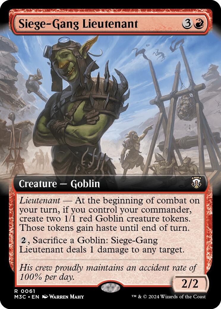 Siege-Gang Lieutenant (Extended Art) [M3C - 61]