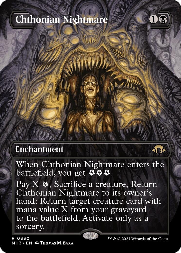 Chthonian Nightmare (Borderless) [MH3 - 330]