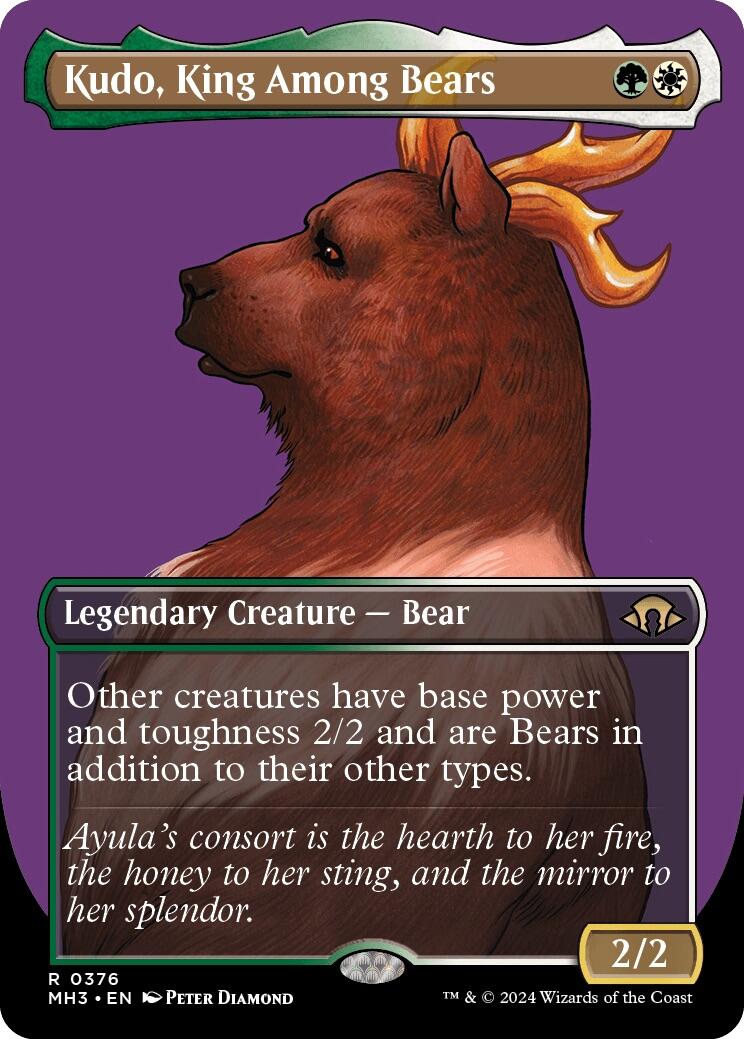 Kudo, King Among Bears (Borderless) [MH3 - 376]