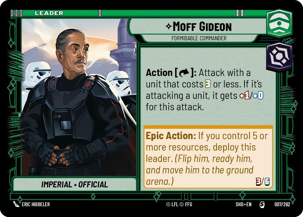 Moff Gideon - Formidable Commander