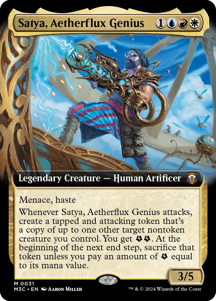 Satya, Aetherflux Genius (Extended Art) [M3C - 31]