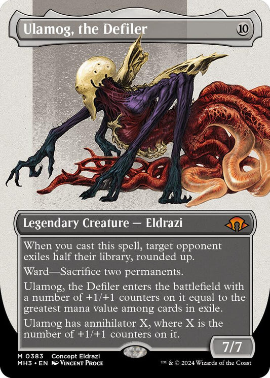 Ulamog, the Defiler (Borderless) [MH3 - 383]