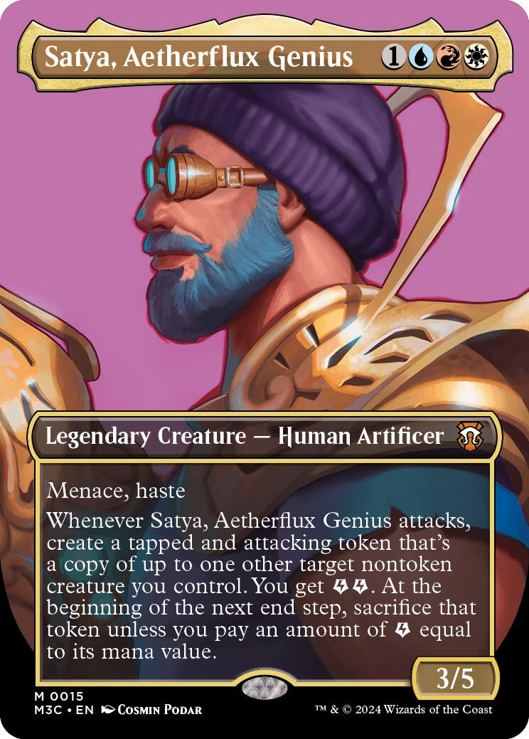 Satya, Aetherflux Genius (Borderless) [M3C - 15]