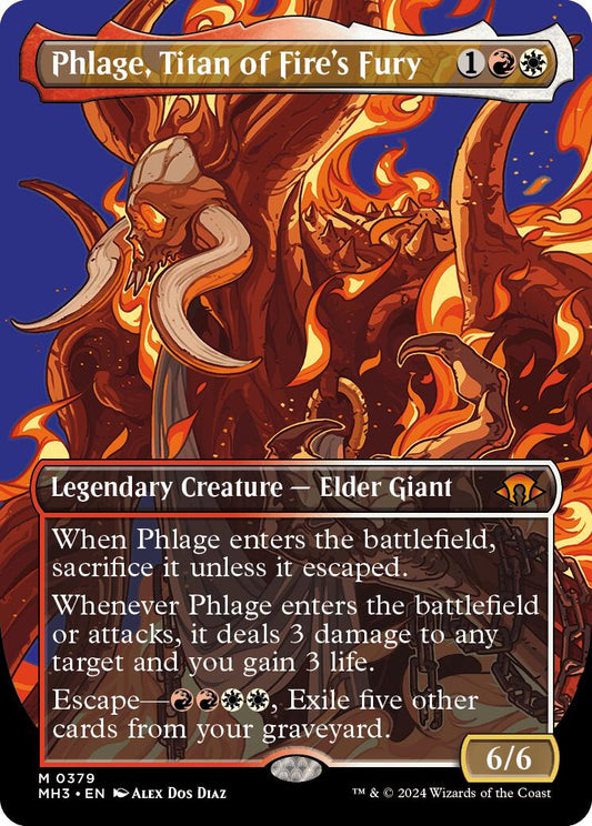 Phlage, Titan of Fire's Fury (Borderless) [MH3 - 379]