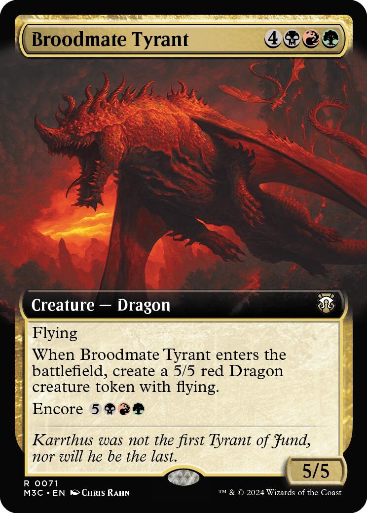 Broodmate Tyrant (Extended Art) [M3C - 71]