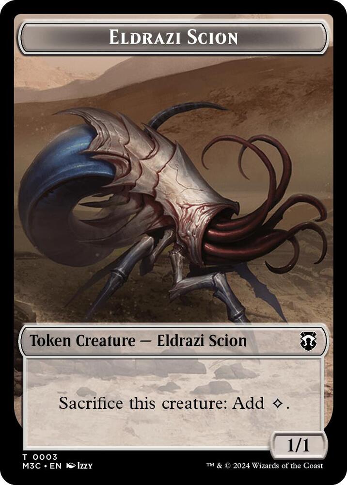 Eldrazi Spawn (Ripple Foil) // Eldrazi Scion Double-Sided Token (Back)