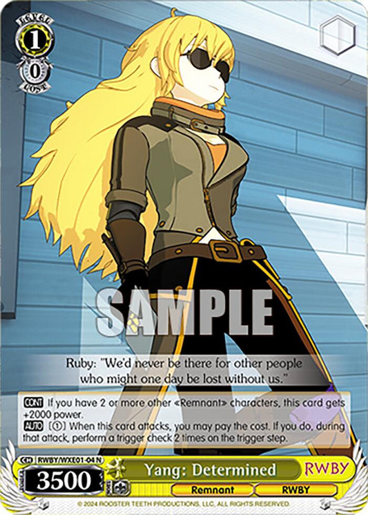 Yang: Determined [RWBY - RWBY/WXE01-04 N]