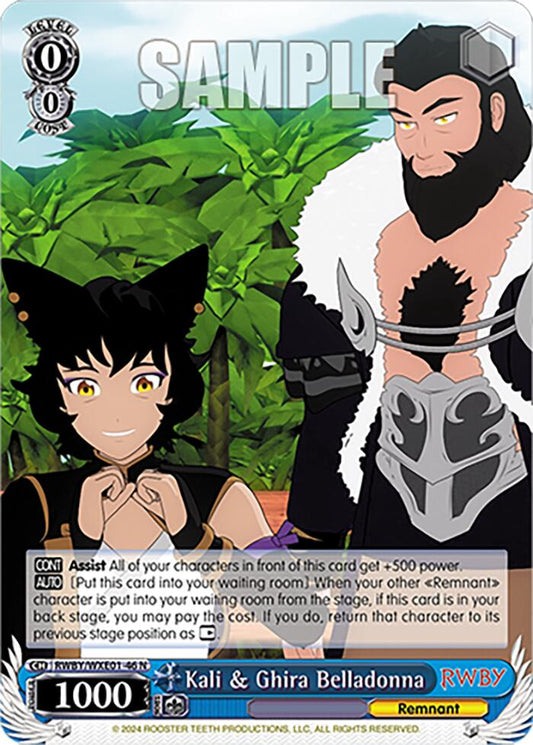 Kali & Ghira Belladonna [RWBY - RWBY/WXE01-46 N]