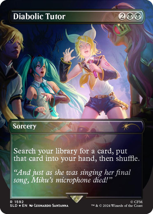 Diabolic Tutor (1592) (Rainbow Foil)