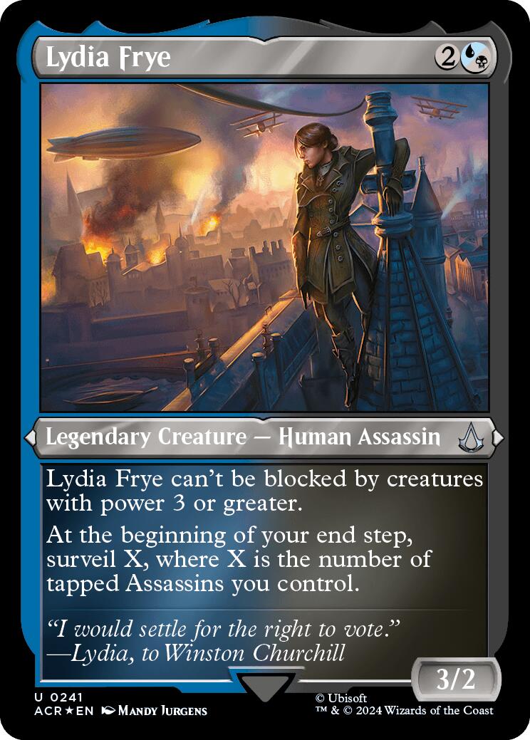 Lydia Frye (Foil Etched)