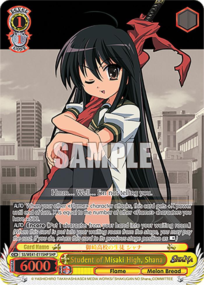 Student of Misaki High, Shana (SHP) [SS - SS/WE41-E11SHP SHP]