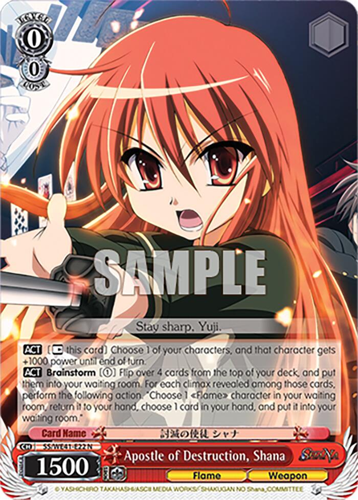 Apostle of Destruction, Shana [SS - SS/WE41-E22 N]