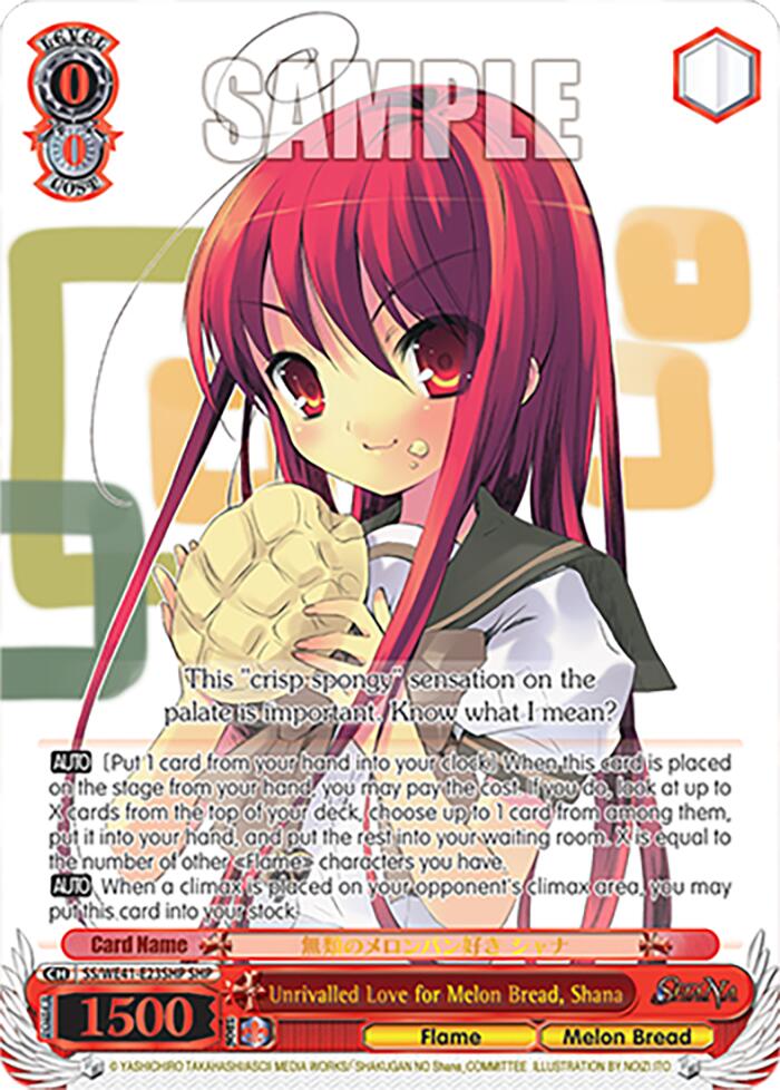 Unrivalled Love for Melon Bread, Shana (SHP) [SS - SS/WE41-E23SHP SHP]