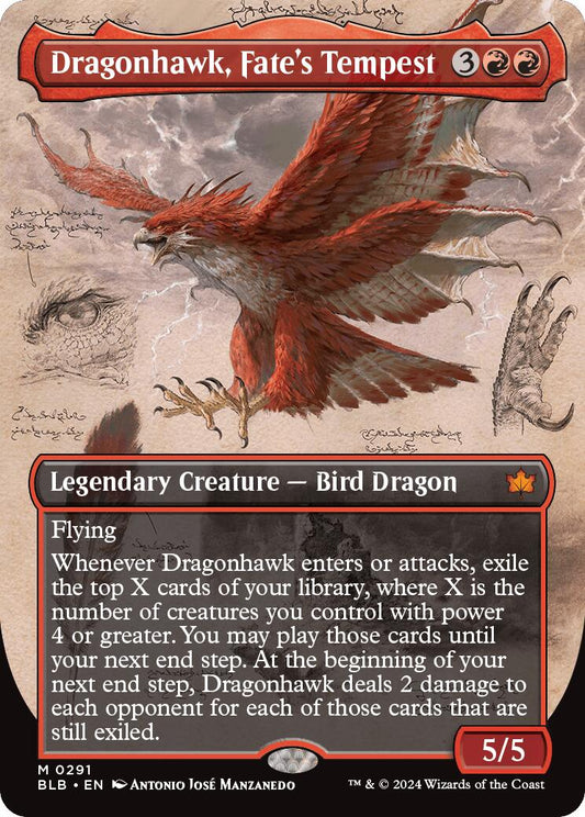 Dragonhawk, Fate's Tempest (Borderless) [BLB - 291]