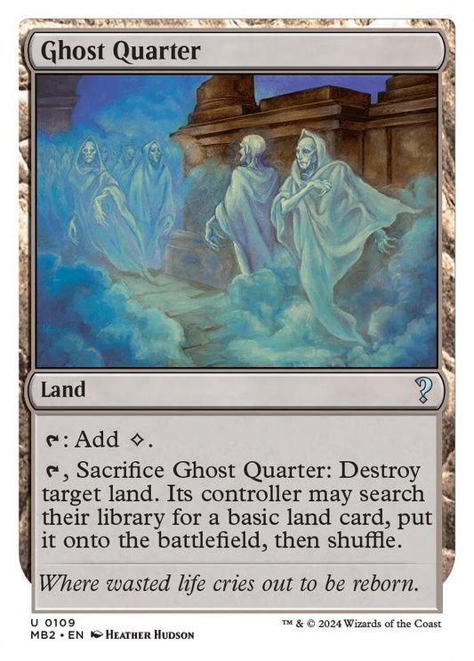 Ghost Quarter (White Border) [MB2 - 109]