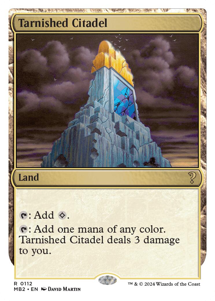 Tarnished Citadel (White Border)