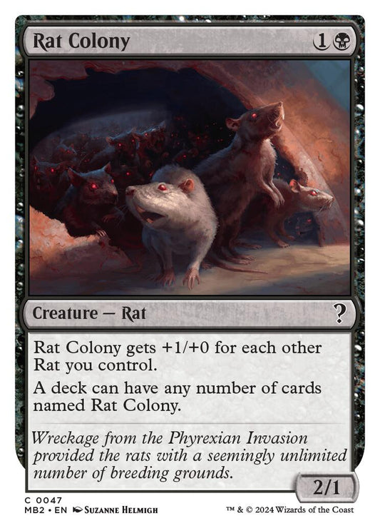 Rat Colony (White Border) [MB2 - 47]