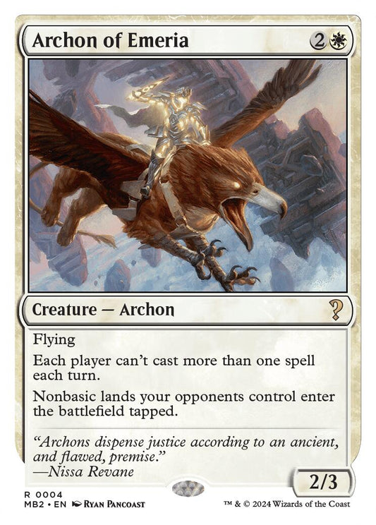 Archon of Emeria (White Border) [MB2 - 4]