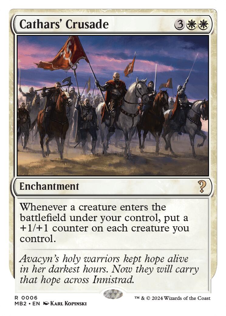 Cathars' Crusade (White Border) [MB2 - 6]