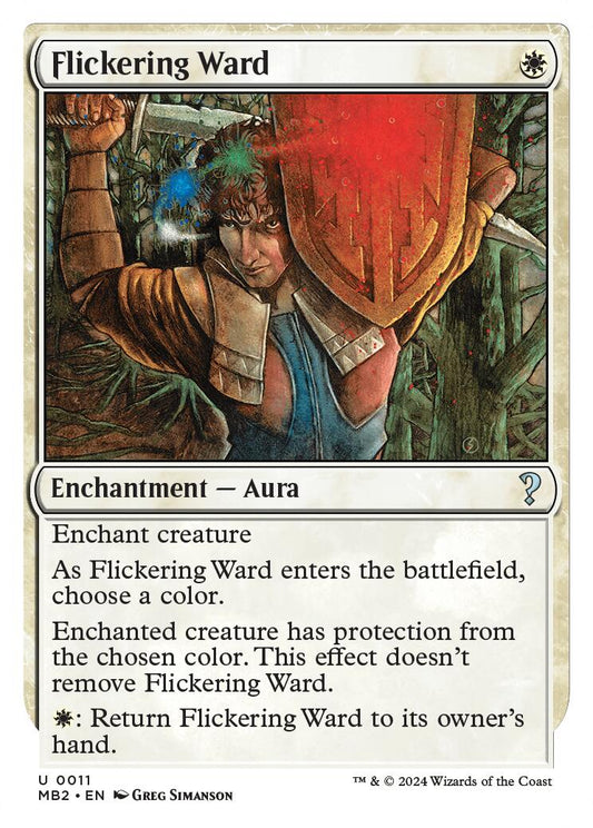 Flickering Ward (White Border) [MB2 - 11]