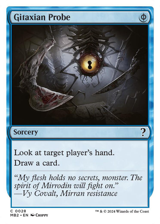 Gitaxian Probe (White Border) [MB2 - 28]